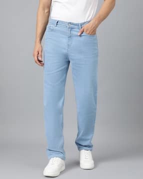 Men Low Rise Straight Jeans     