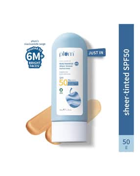 plum Rice water and 3 percent Niacinamide sheer-tinted SPF 50 PAandandandand sunscreen Universal Tint Non-Oily-picture-32