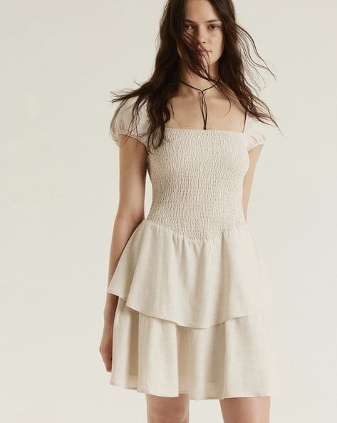 Buy Light beige Dresses for Women by H&M Online | Ajio.com