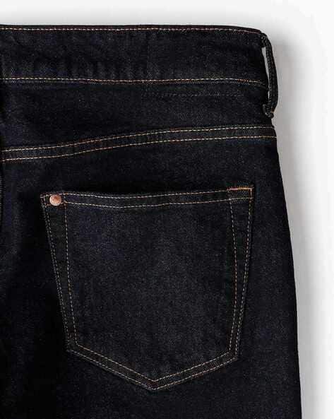 Celana Jeans Uniqlo Regular Fit Selvedge Men Straight Regular Fit