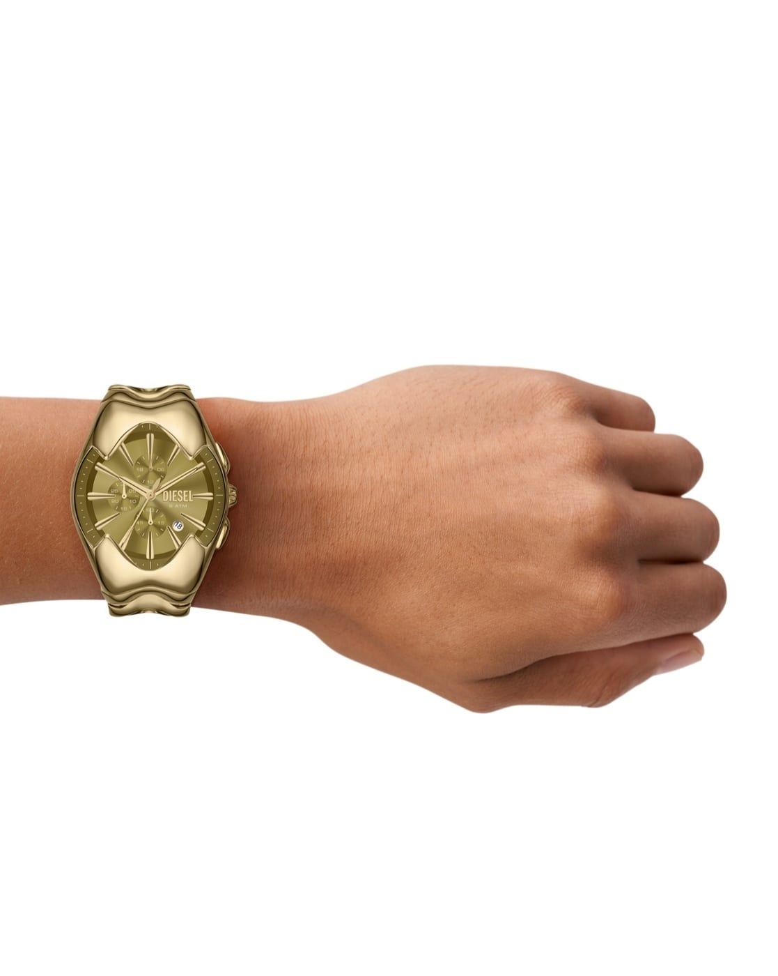 Buy Diesel Men Chronograph Mercurial Watch - DZ4681 | Gold Color