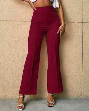 maheshvi Women High-Rise Relaxed Fit Trousers-picture-31