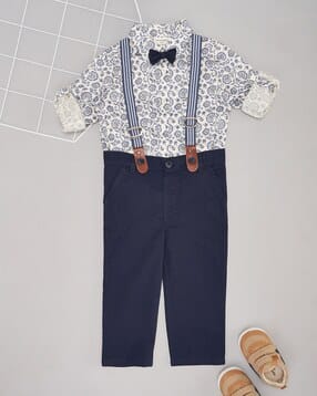 pantaloons baby Boys Floral Suit Set-picture-12