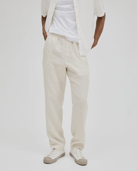 Leg Linen H And M Linen Pants Buy Cream Trousers Pants For Men By