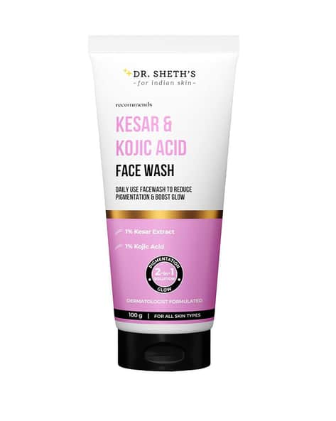 Dr.sheth's Dr. Sheth’s Kesar and Kojic Acid Facewash Pigmentation Free and Glowing Skin