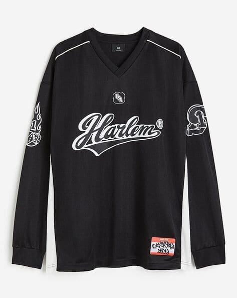 Men Oversized Fit Long-Sleeved Mesh Top