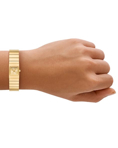 Square Dial Analogue Watch