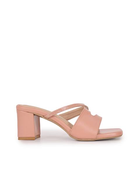 Padchin Women Round-Toe Kitten Heeled Sandals