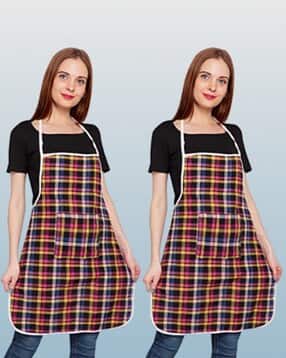 the lions share Checks Kitchen Linen Aprons-picture-19