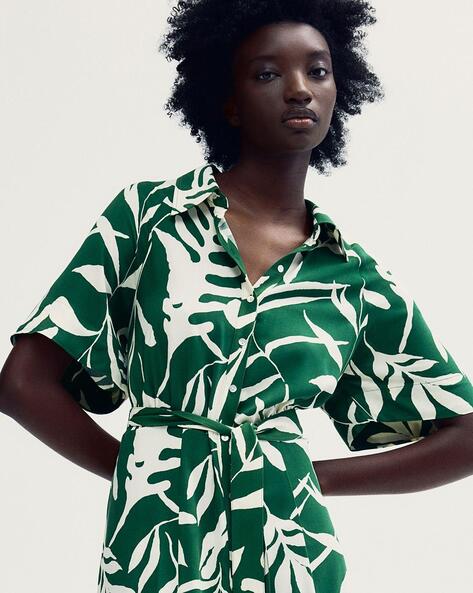 Buy Green/Patterned Dresses for Women by H&M Online