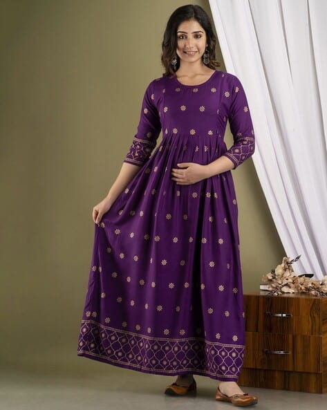 MIALO FASHION X AG Women Printed Flared Kurta