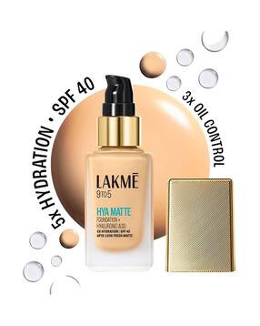 9to5 Hya Matte Foundation and Hyaluronic Acid - Warm Creme