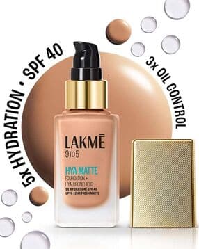 lakme 9to5 Hya Matte Foundation and Hyaluronic Acid - Cool Cinnamon-picture-34