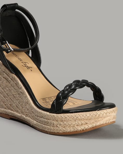 Buy Black Heeled Sandals for Women by AMERICAN EAGLE by Payless - Main Image