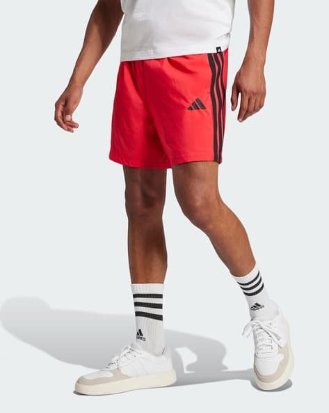 Men Essential Linear Regular Fit Jersey Shorts