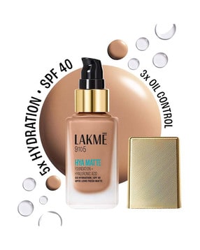 lakme 9to5 Hya Matte Foundation and Hyaluronic Acid - Neutral Honey-picture-16