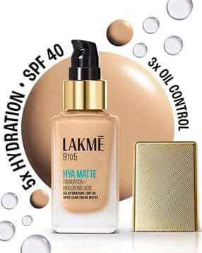 lakme 9to5 Hya Matte Foundation and Hyaluronic Acid - Neutral Light-picture-15