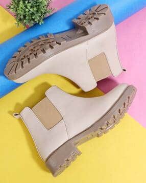 Women Round-Toe Ankle-Length Boots -image-24