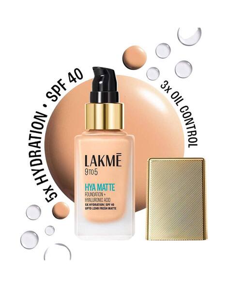 LAKME 9to5 Hya Matte Foundation + Hyaluronic Acid - Cool Ivory