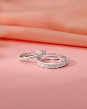 giva Sterling Silver Soulmates Couple Band Rings-picture-50