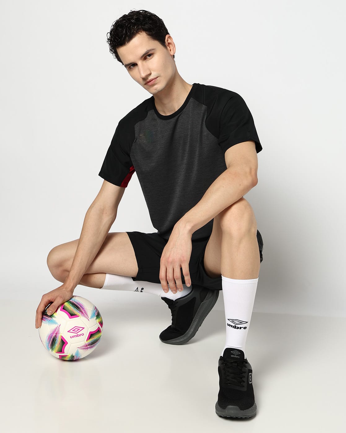 Buy Black Tshirts for Men by UMBRO Online | Ajio.com
