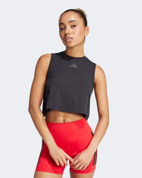 Ajio Adidas Cropped Sweatshirt Womens White Hoodie Jacket Women's