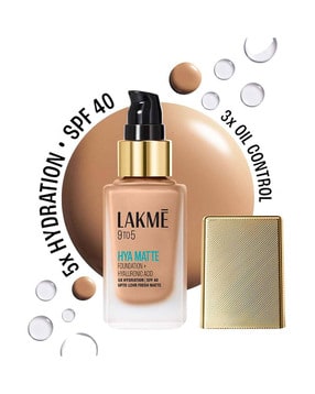 9to5 Hya Matte Foundation and Hyaluronic Acid - Neutral Medium-image-5