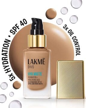 lakme 9to5 Hya Matte Foundation and Hyaluronic Acid - Warm Caramel-picture-21