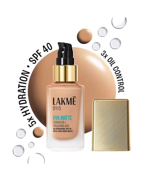 LAKME 9to5 Hya Matte Foundation + Hyaluronic Acid - Warm Beige