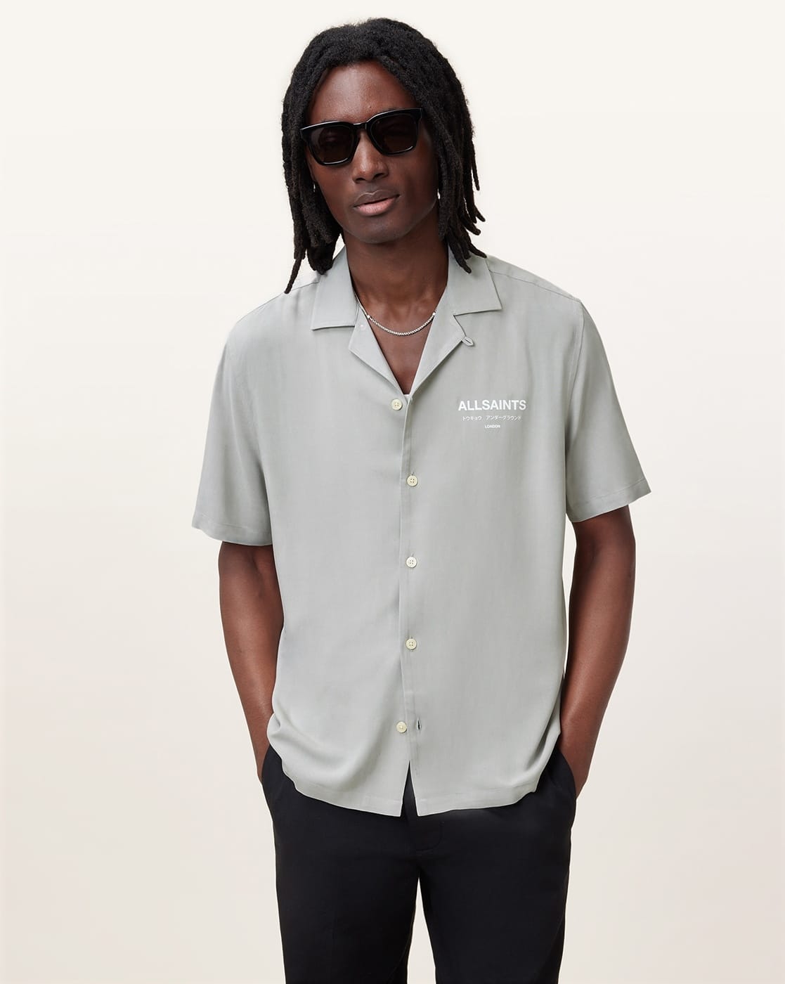 ALLSAINTS シャツ ALLSAINTS tシャツ ASPEN OVERSIZED SHORT SLEEVE T-SHIRT