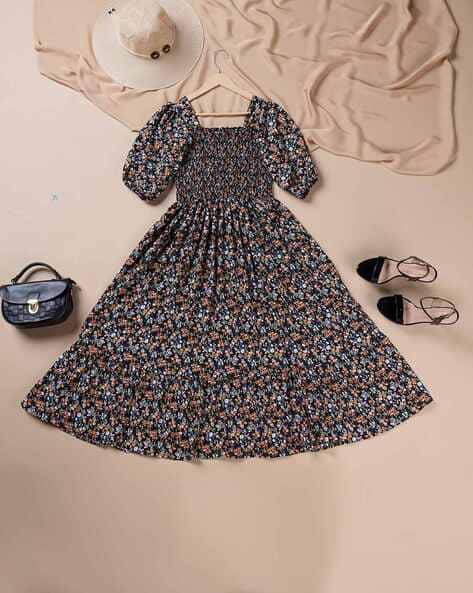 Buy Black Dresses for Women by LookShine Online - Main Image