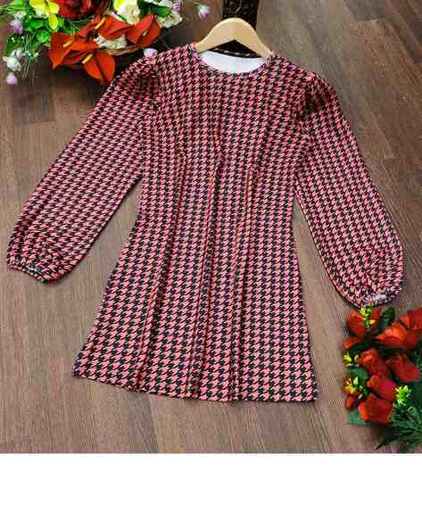 Hivora Women Printed A-Line Dress