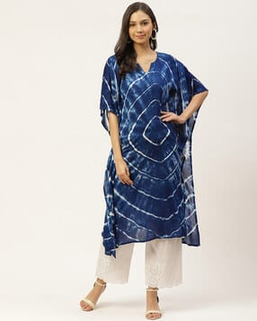 indie picks Tie & Dye Kaftan Kurta-picture-35