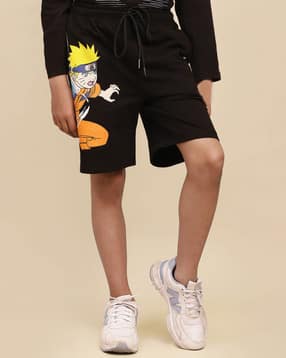 kidsville Boys Graphic Print Regular Fit Shorts-picture-40