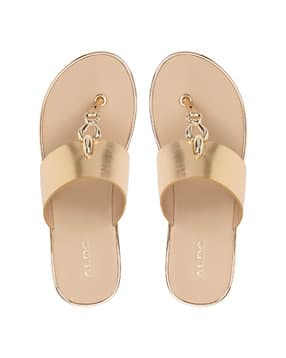 aldo Round-Toe Slip-On Flat Sandals-picture-49