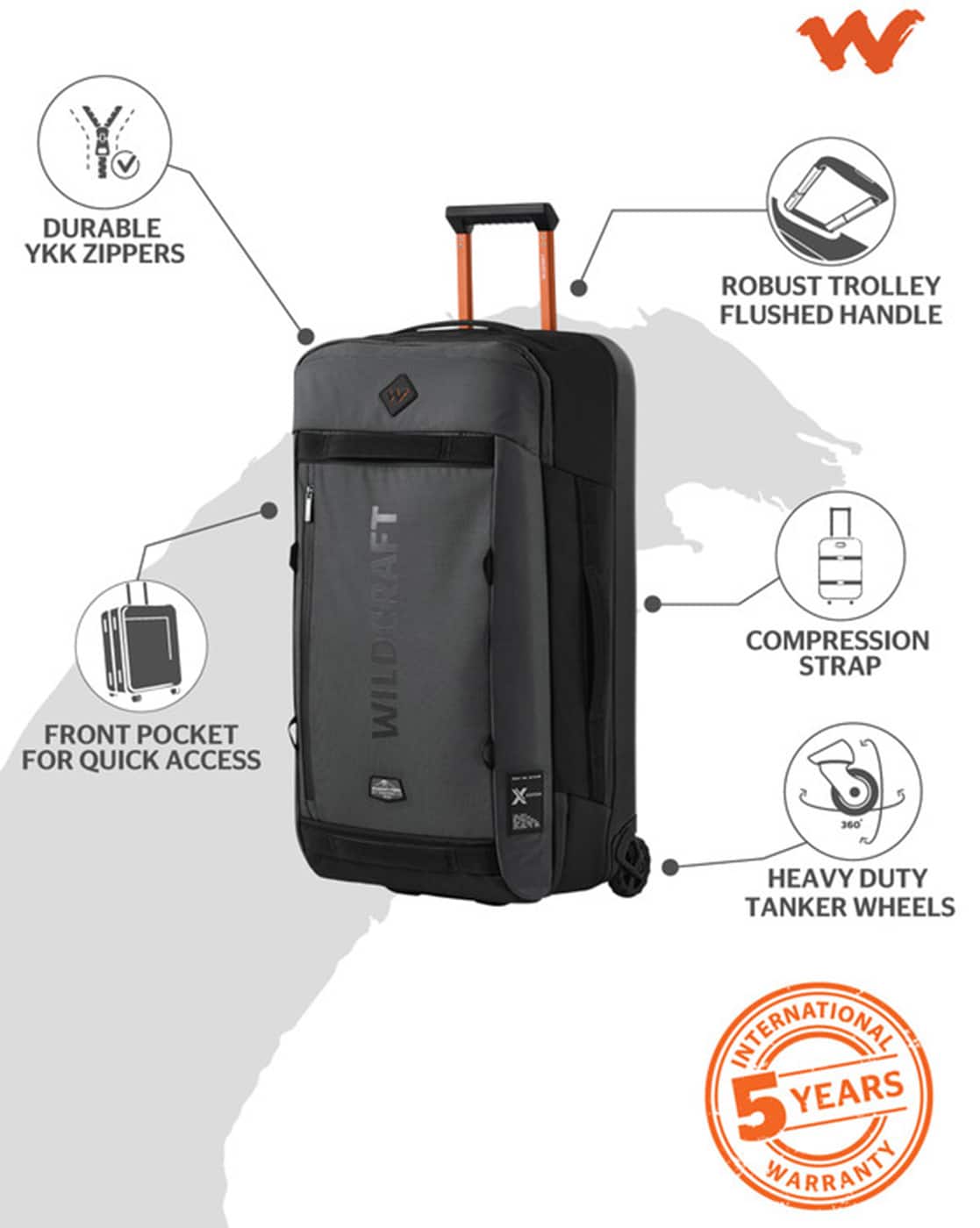 Trolley Bag Eiger Tas Ransel Trolley Eiger Buy Black Luggage