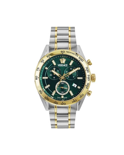 Buy VERSACE Men Analogue Watch Green Color Men AJIO LUXE - Main Image