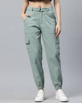 popnetic Women Relaxed Fit Cargo Pants-picture-25