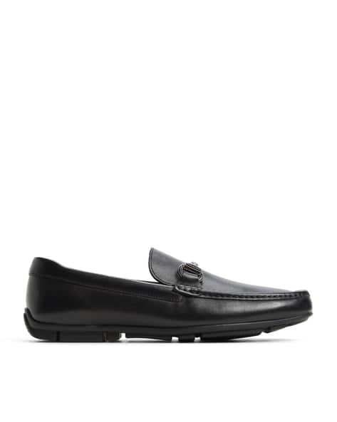 Aldo Sleek Black Leather Slip-Ons Ferro Aldo Denzel Men main image 4