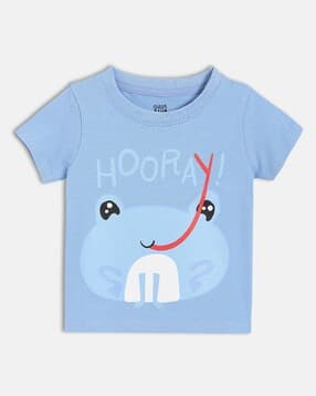 mini klub Infants Graphic Print Round-Neck T-Shirt-picture-37