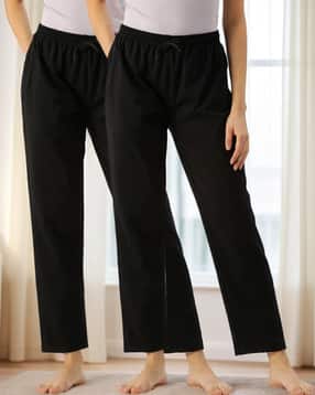 kryptic Pack of 2 Women Slim Fit Pyjamas with Elasticated Waist-picture-34