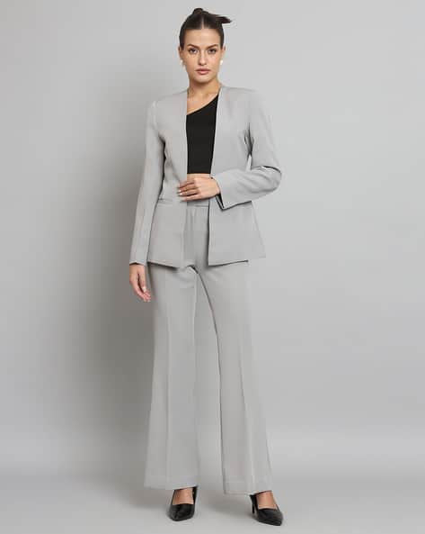 Women 2-Piece Blazer Trousers Set
