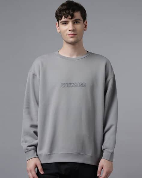 Buy Grey Sweatshirt Hoodies for Men by CONVERSE Online