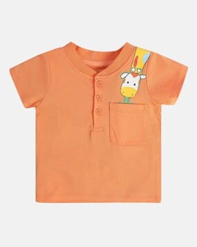 mini klub Boys Henley T-Shirt with Applique-picture-49