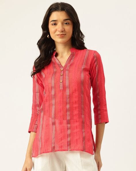 Molcha by Babita Singh Women Printed Straight Kurta