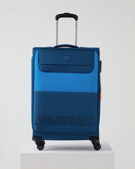 Buy Navy blue Luggage Trolley Bags for Men by WILDCRAFT Online