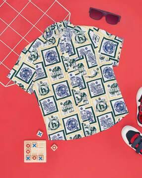 Boy Regular Fit Printed Shirt-image-42