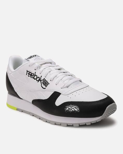 Reebok Men Classic Leather Low-Top Lace-Up Outdoor Shoes