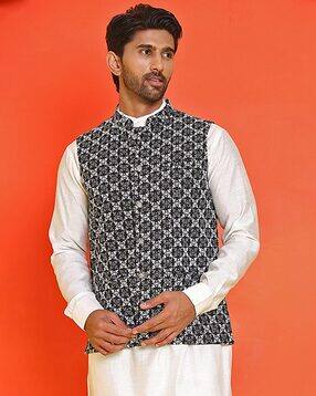 jompers Men Regular Fit Nehru Jacket-picture-15