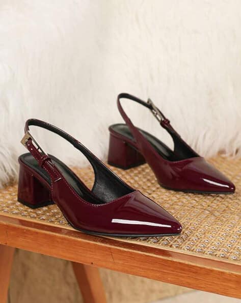 Women High Peeped Chunky Heeled Sandals